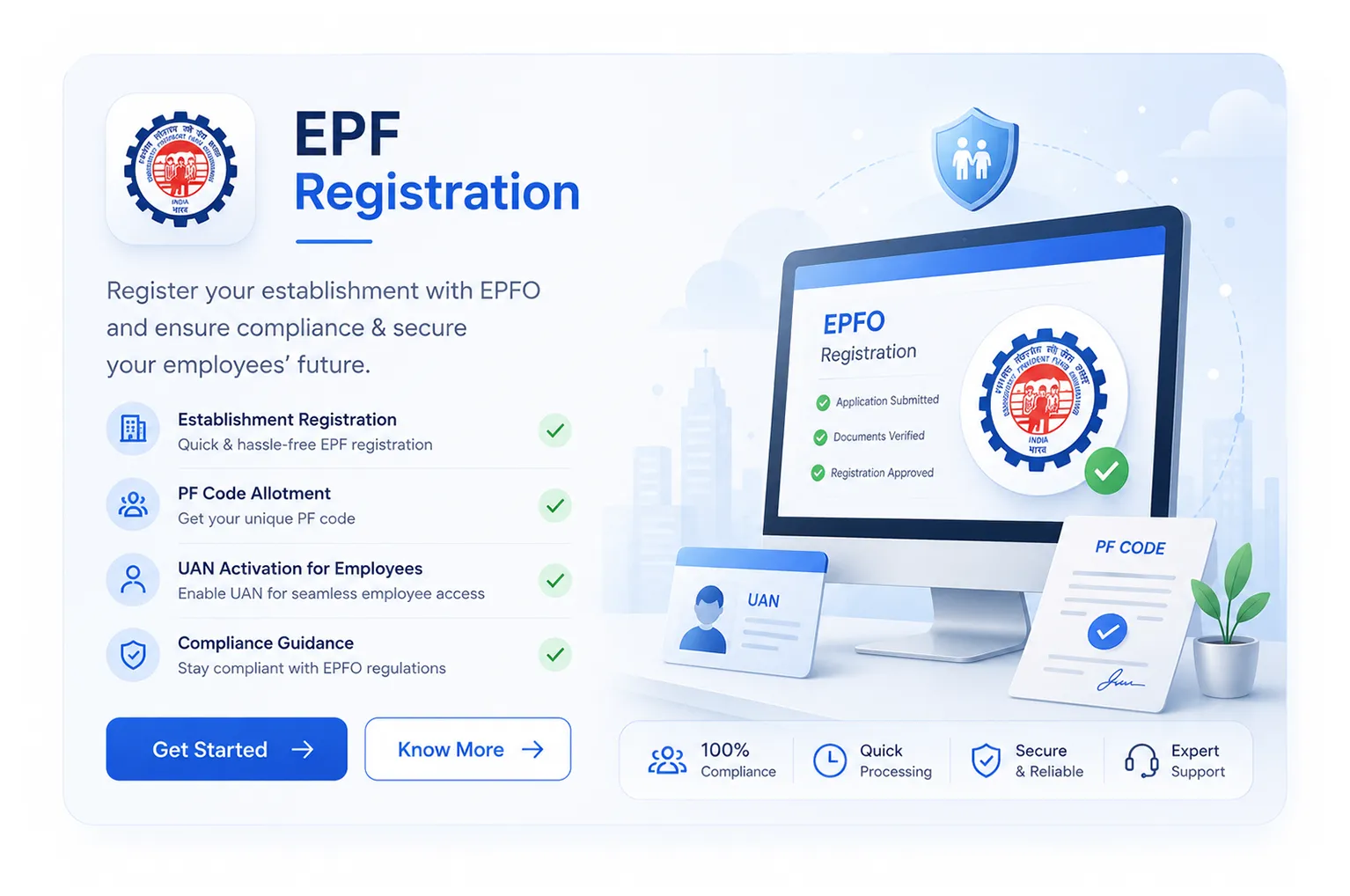 epf regitsration services